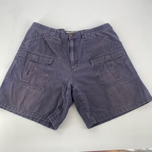 Outdoors Mens Cargo Shorts Size 40 Purple Utility Pockets Casual Outdoor